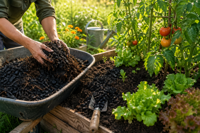 Biowęgiel w ogrodzie – czarne złoto gleby czy ogrodnicza moda?