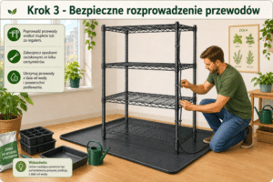 Mini szklarnia w mieszkaniu - jak zrobić regał grow