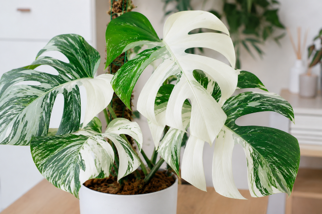 Monstera deliciosa 'Albo Variegata'