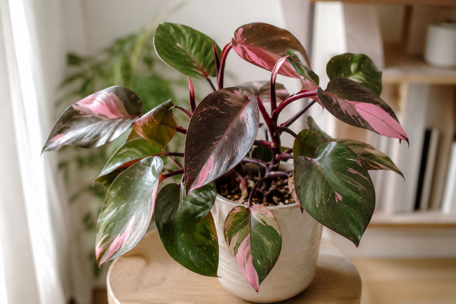 Philodendron erubescens 'Pink Princess'