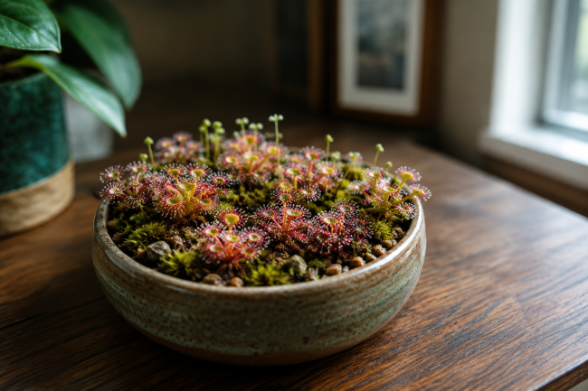 Rośliny owadożerne - uprawa w domu Rosiczki pigmejskie - Drosera pygmaea i inne gatunki pigmejskie