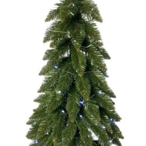 Świerk Górski Naturalny LED na Pniu